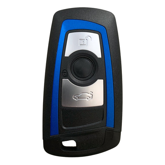 OEM 3 Button Smart Remote Key for BMW (FEM) - Blue, 433Mhz