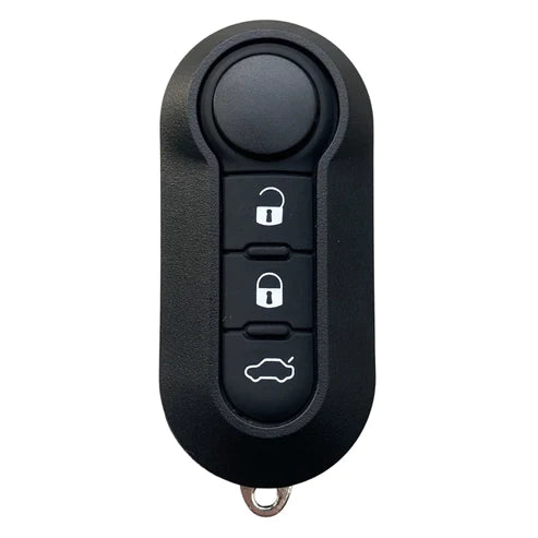 3 Button Remote Flip Key Case to suit various Fiat Vehicles (Car Style Buttons)