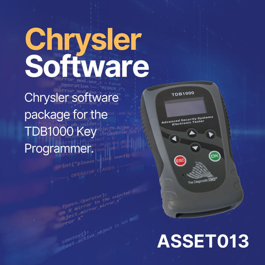 ASSET013 – Chrysler software for TDB1000