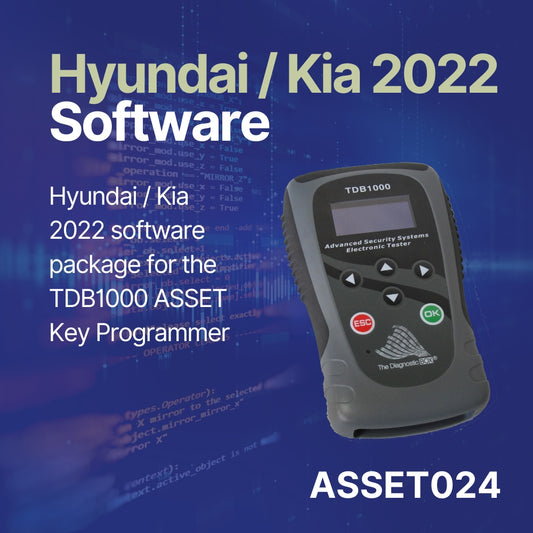 ASSET024 Hyundai / Kia 2022 software for TDB1000