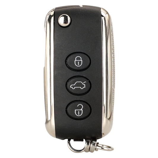 3 Button Keyless Go Remote Key Case For Bentley Continental GT / Flying Spur