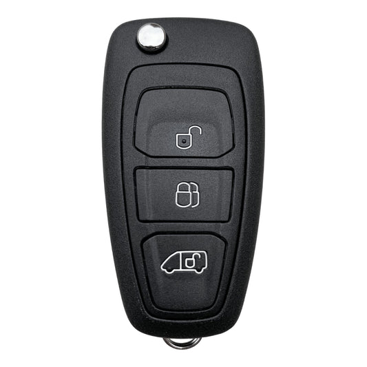 FULL OEM 3 Button ID63 Remote Key for Ford Transit / Custom (With Rechargeable Battery)