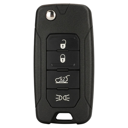Aftermarket 4 Button Remote Key for Jeep Wrangler