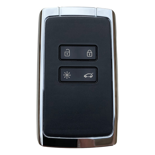 Aftermarket 4 Button Key Card for Renault Espace / Megane IV / Scenic IV / Talisman (White back)