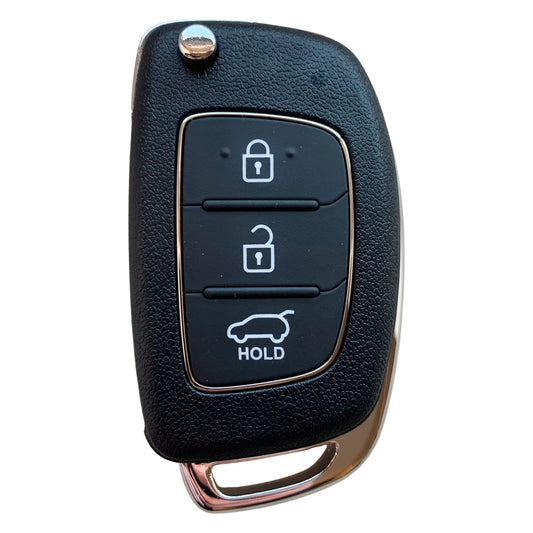 OEM 3 Button Remote Flip Key For Hyundai Tucson 2015 - 2020 (95430-D3100) (95430-D3110)