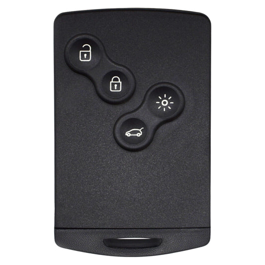 Aftermarket 4 Button Handsfree Key Card For Renault Scenic / Grand Scenic / Fluence