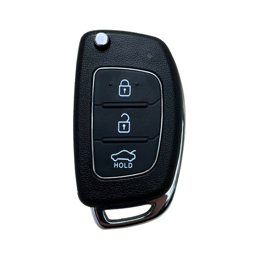 3 Button Remote Key Case For Hyundai I10 / I20 / I40 / IX35 / Santa Fe