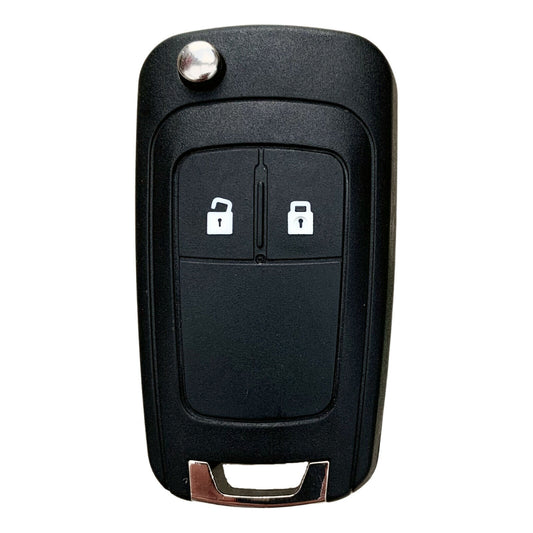2 Button HU100 Vauxhall Astra J / Insignia Style Flip Key Case